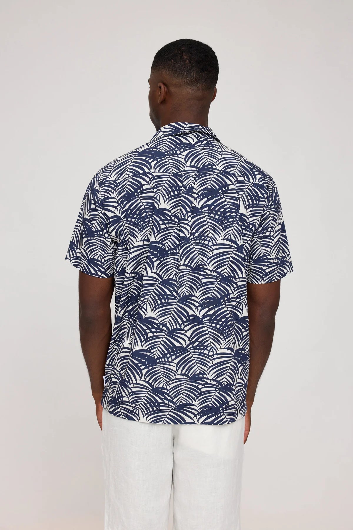 Mazine // Resort Shirt - indigo/palms