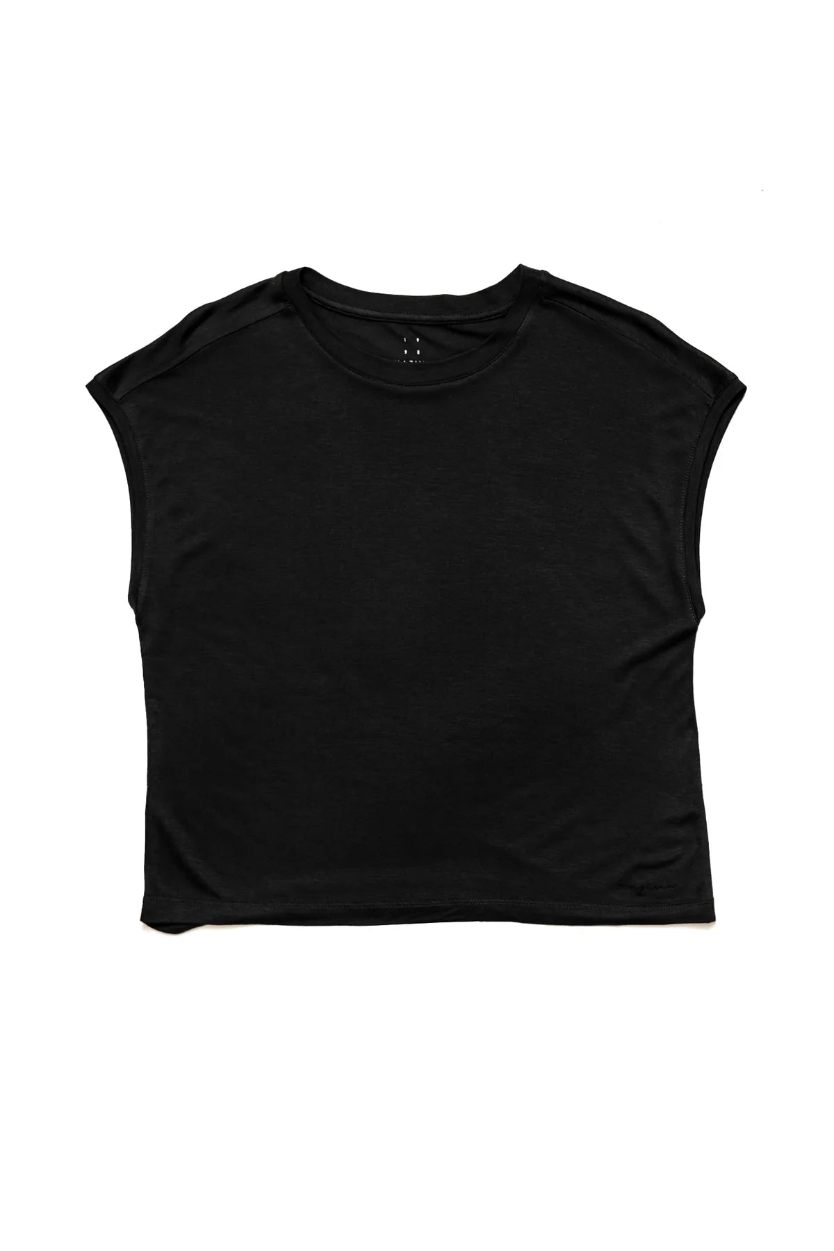 Mazine // Cropped T Loose Fit - Black