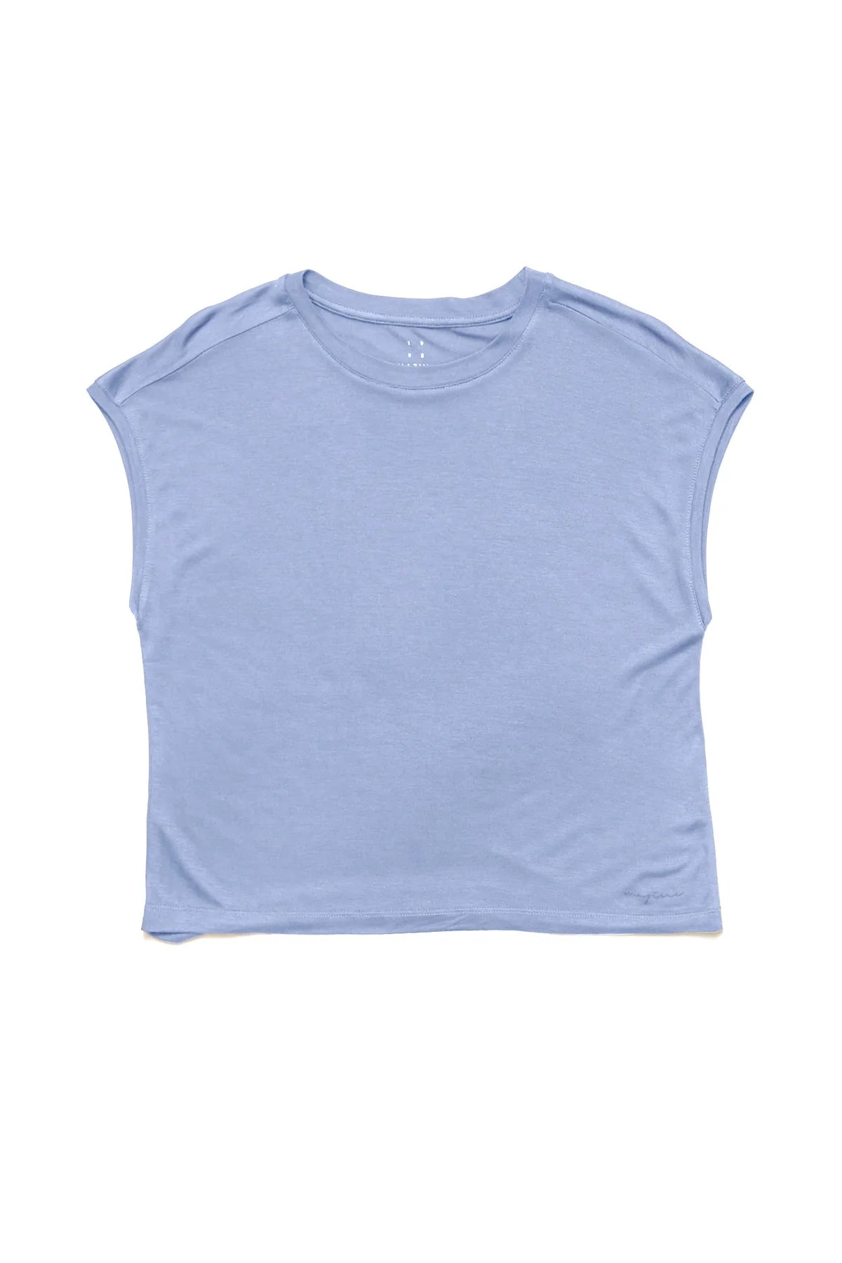 Mazine // Cropped T Loose Fit - Dusk Blue