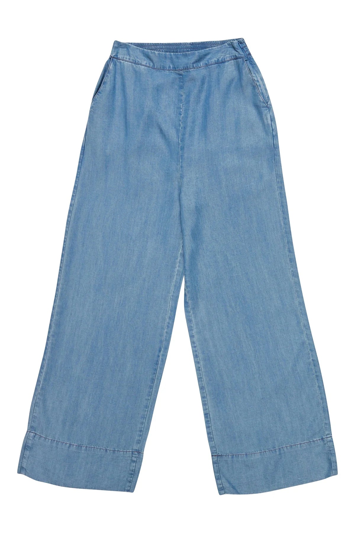 Mazine // Wide Leg Denim Pants - Dark blue wash