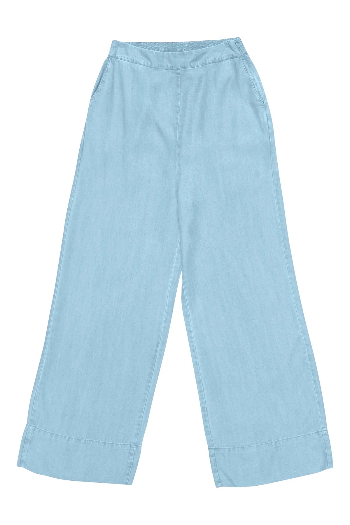 Mazine // Wide Leg Denim Pants - Light blue wash
