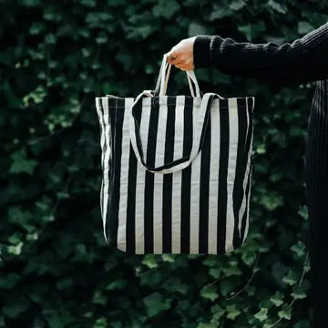 Omom // Randig bag - Black
