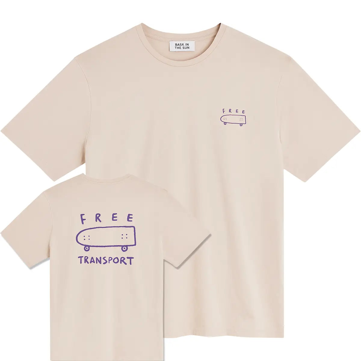 Bask in the sun // Free Tee - Clay