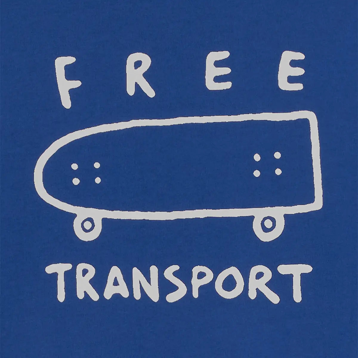 Bask in the sun // Free Tee - Cobalt