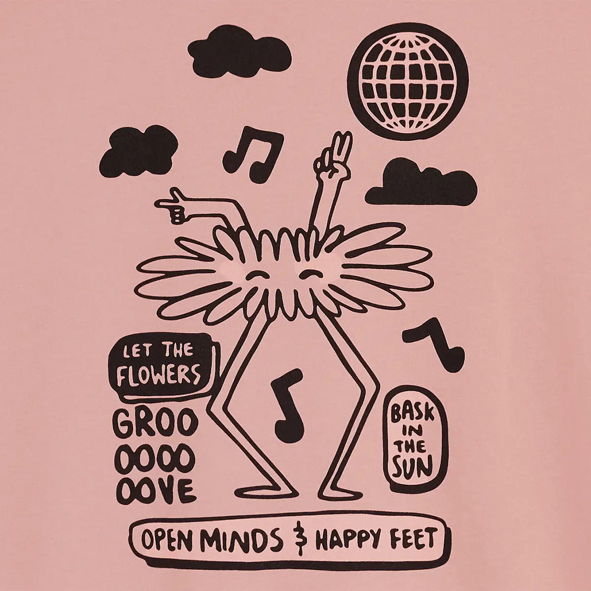Bask in the sun // Groove Tee - Flamingo