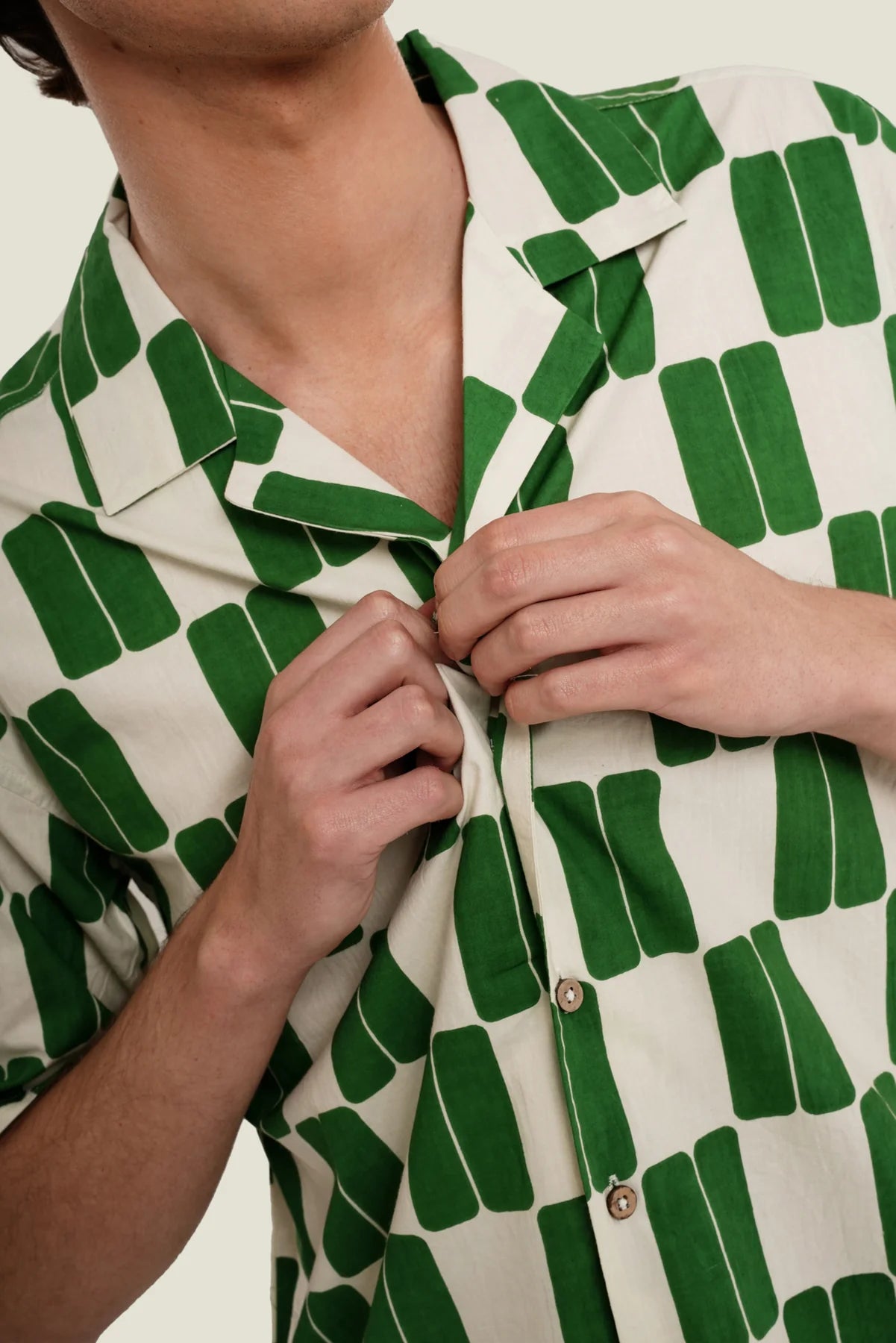 Imago Portugal // Green Tiles Shirt - Green