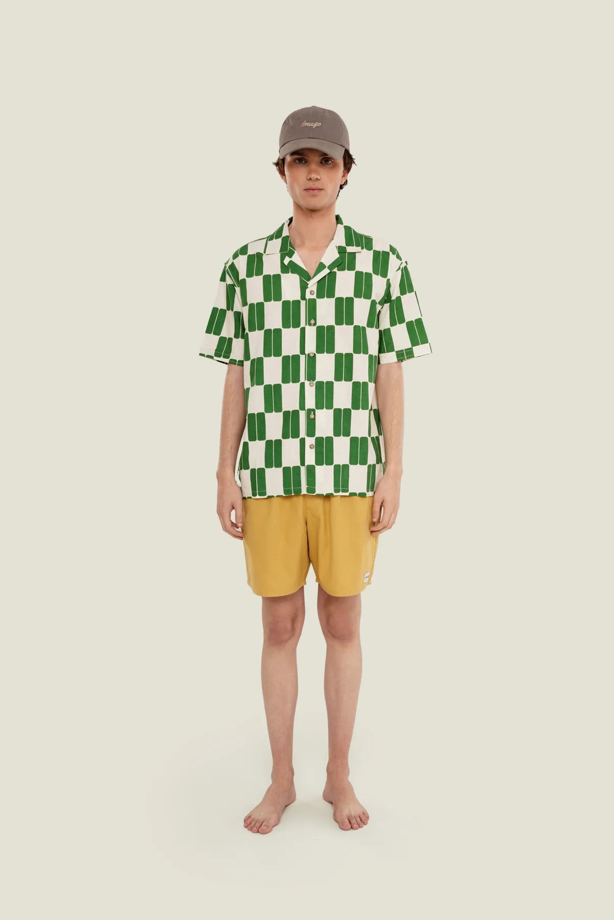 Imago Portugal // Green Tiles Shirt - Green