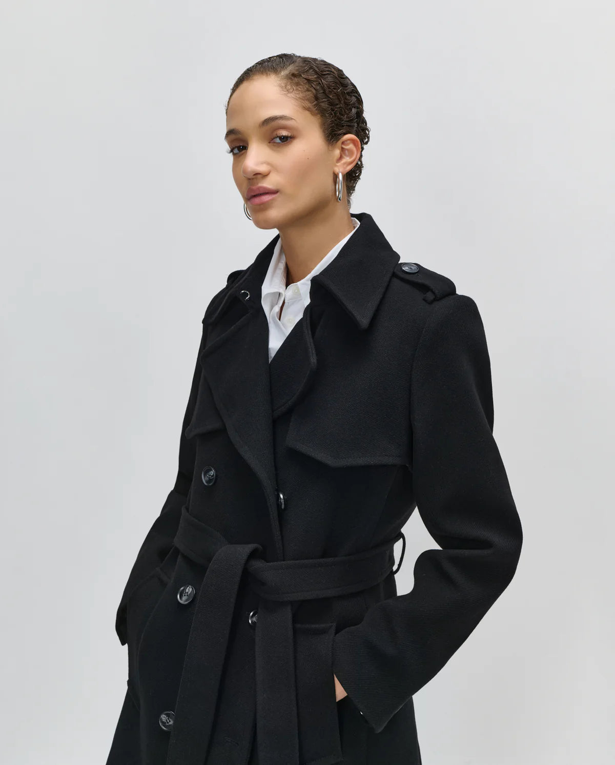 Ivy oak // CHARLOTTE ANN Coat - Black