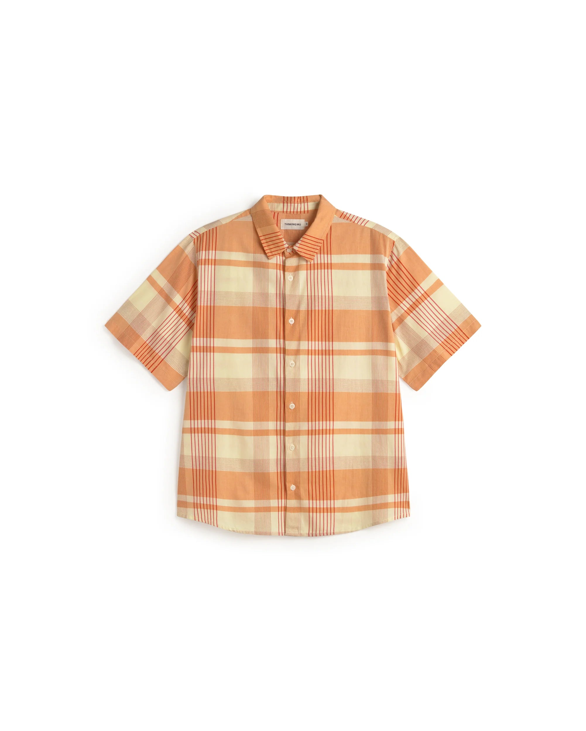 Thinking MU // Plaid Shirt Tom - Orange