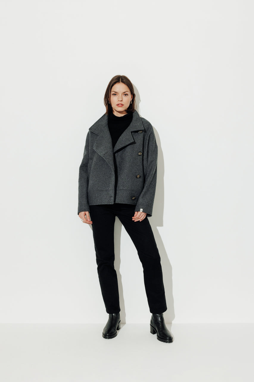 Trench & Coat //MABLY4 TT-A5AF //Anthracite -Charcoal grey