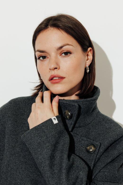 Trench & Coat //MABLY4 TT-A5AF //Anthracite -Charcoal grey