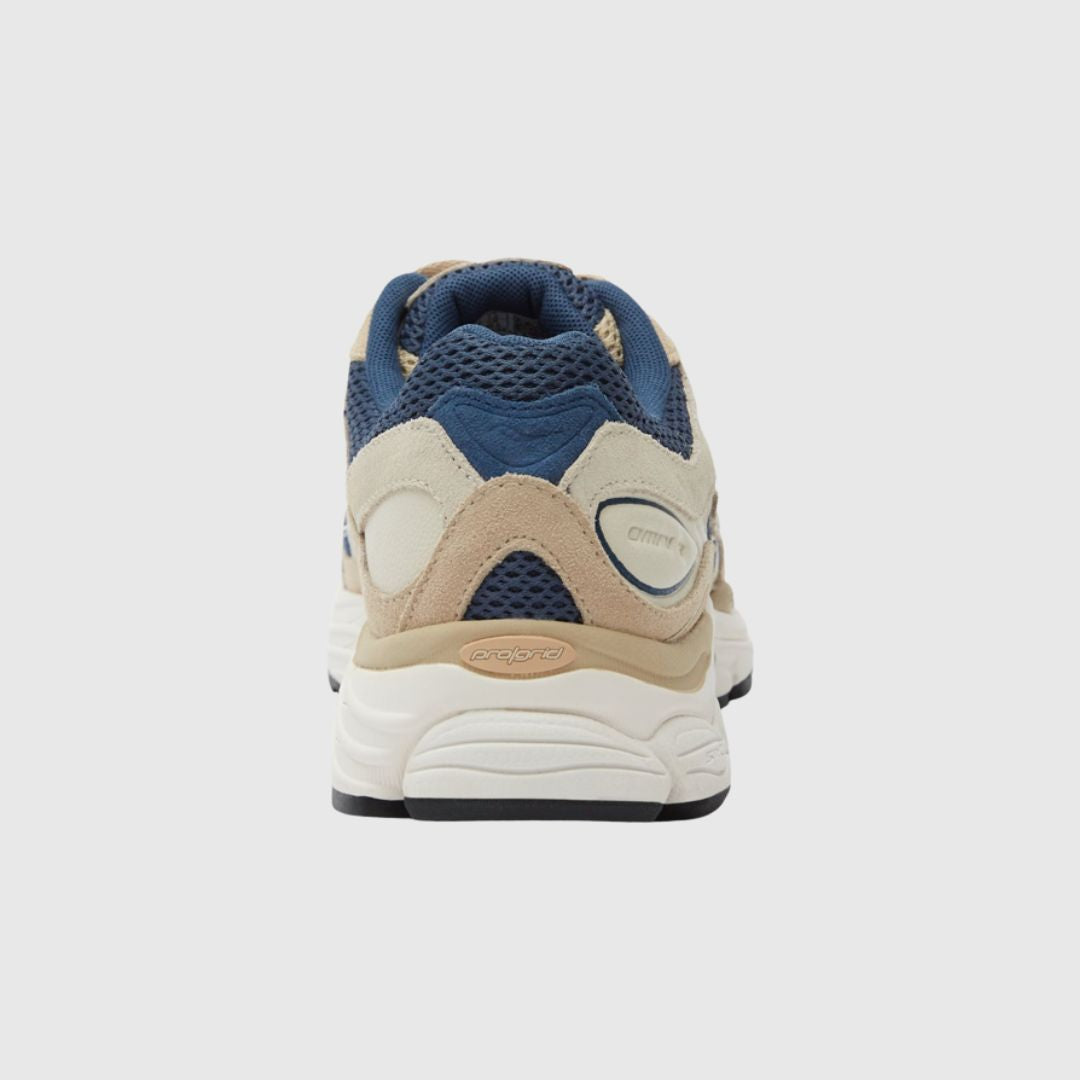 Saucony // Progrid Omni 9 Mens - Beige/Blue