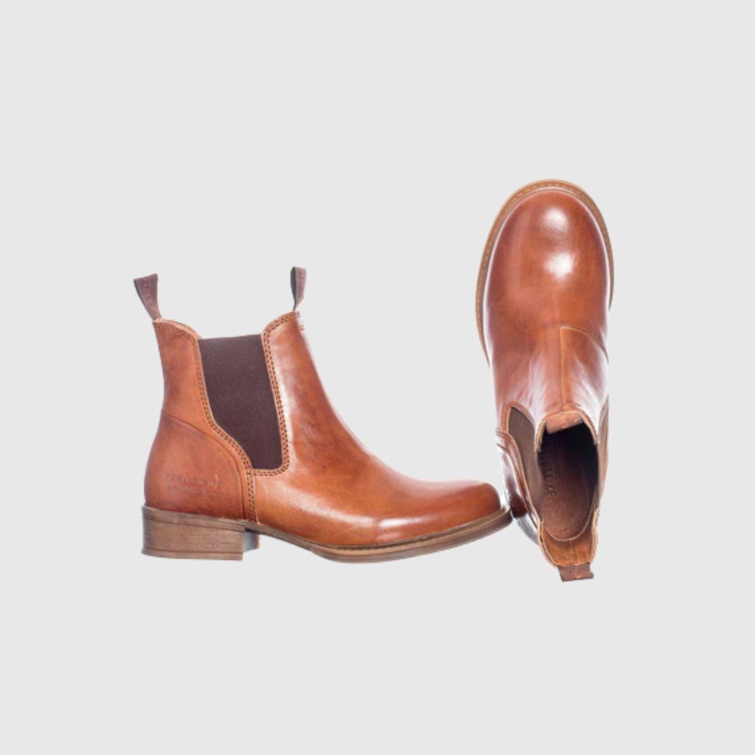 Ten Points // 60006-Pandora Chelsea Boots - Cognac