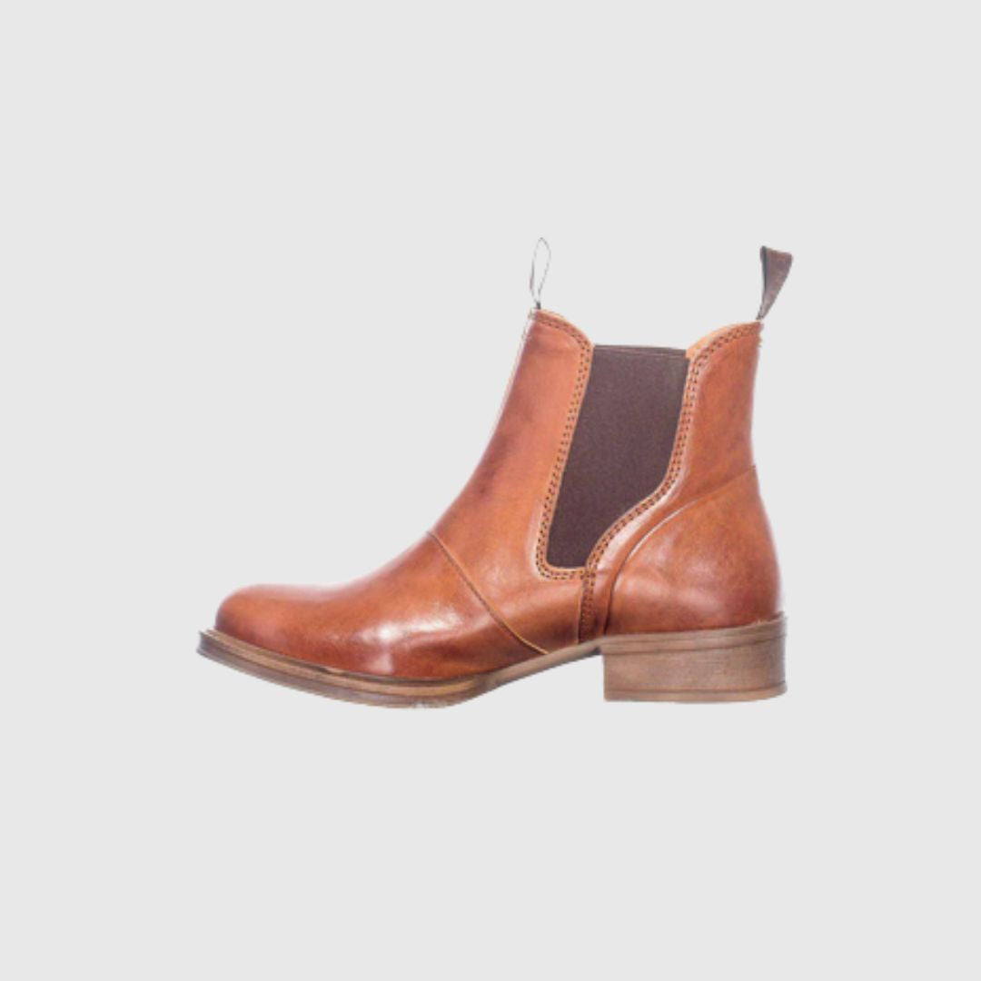 Ten Points // 60006-Pandora Chelsea Boots - Cognac