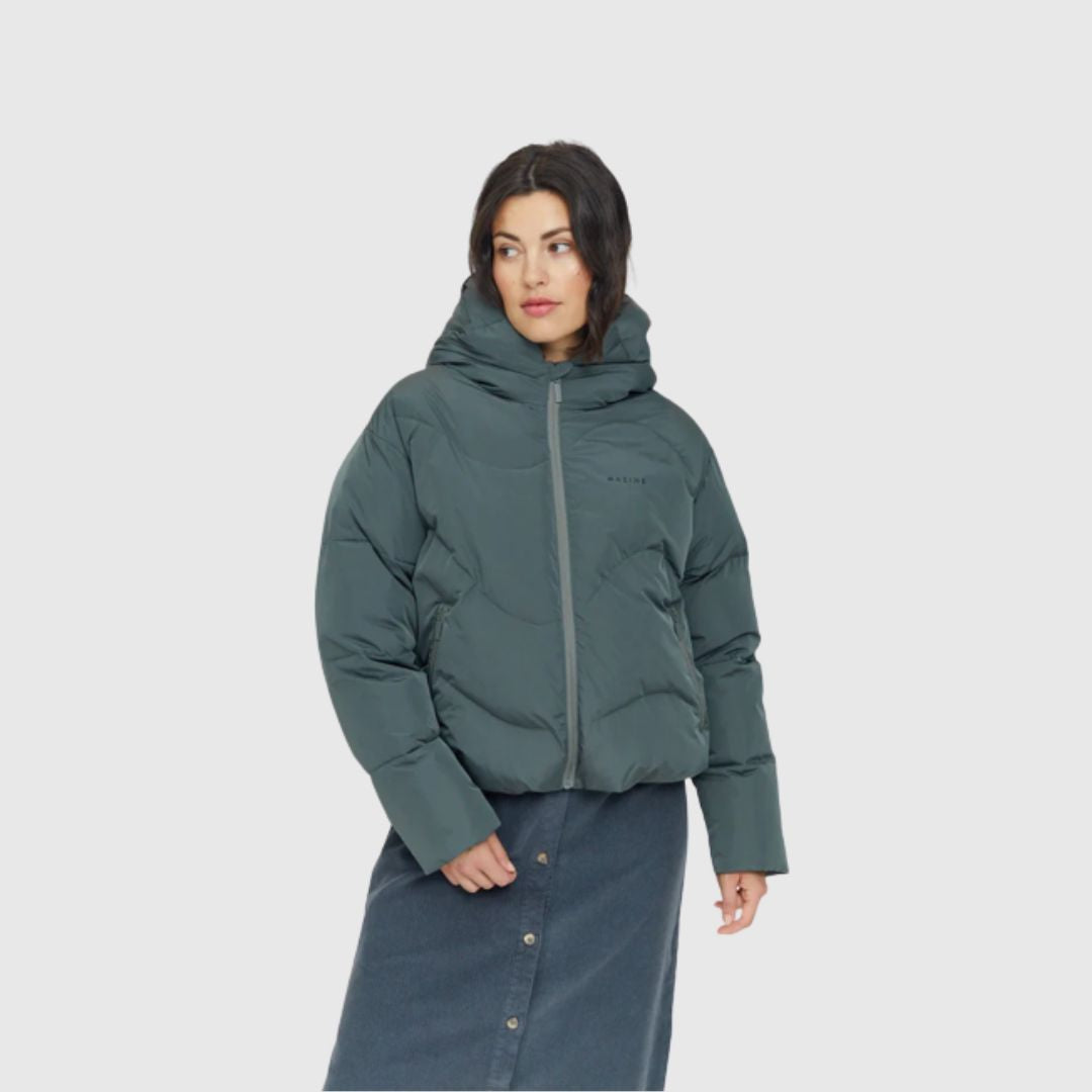 Mazine // Dana Puffer Jacket - Bottle