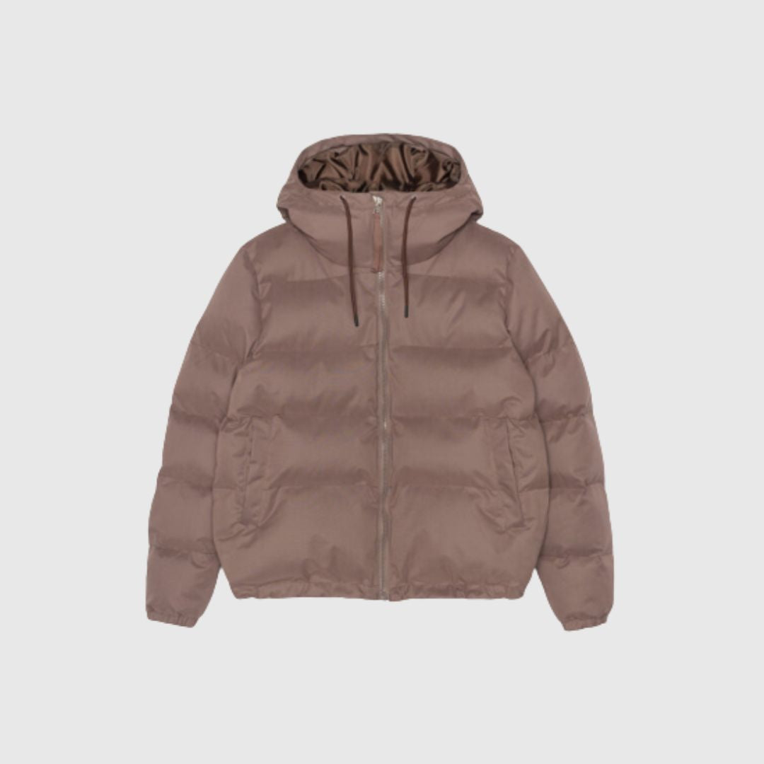 Selfhood // Hooded Puffer Jacket - Dust Purple