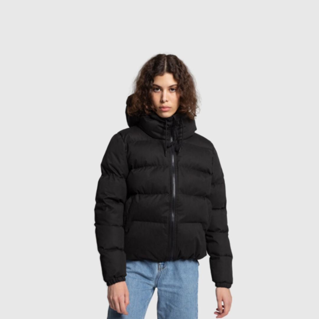 Selfhood // Hooded Puffer Jacket - Black