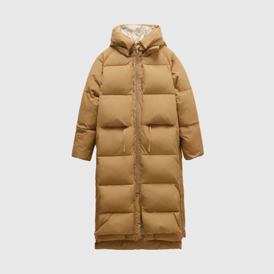 Embassy of Bricks and Locks // Lourdes Puffer Coat - Earth