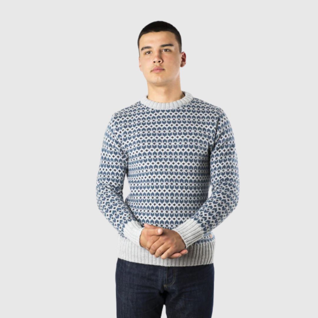 Fuza Wool // Ymer Sweater - Silver Grey