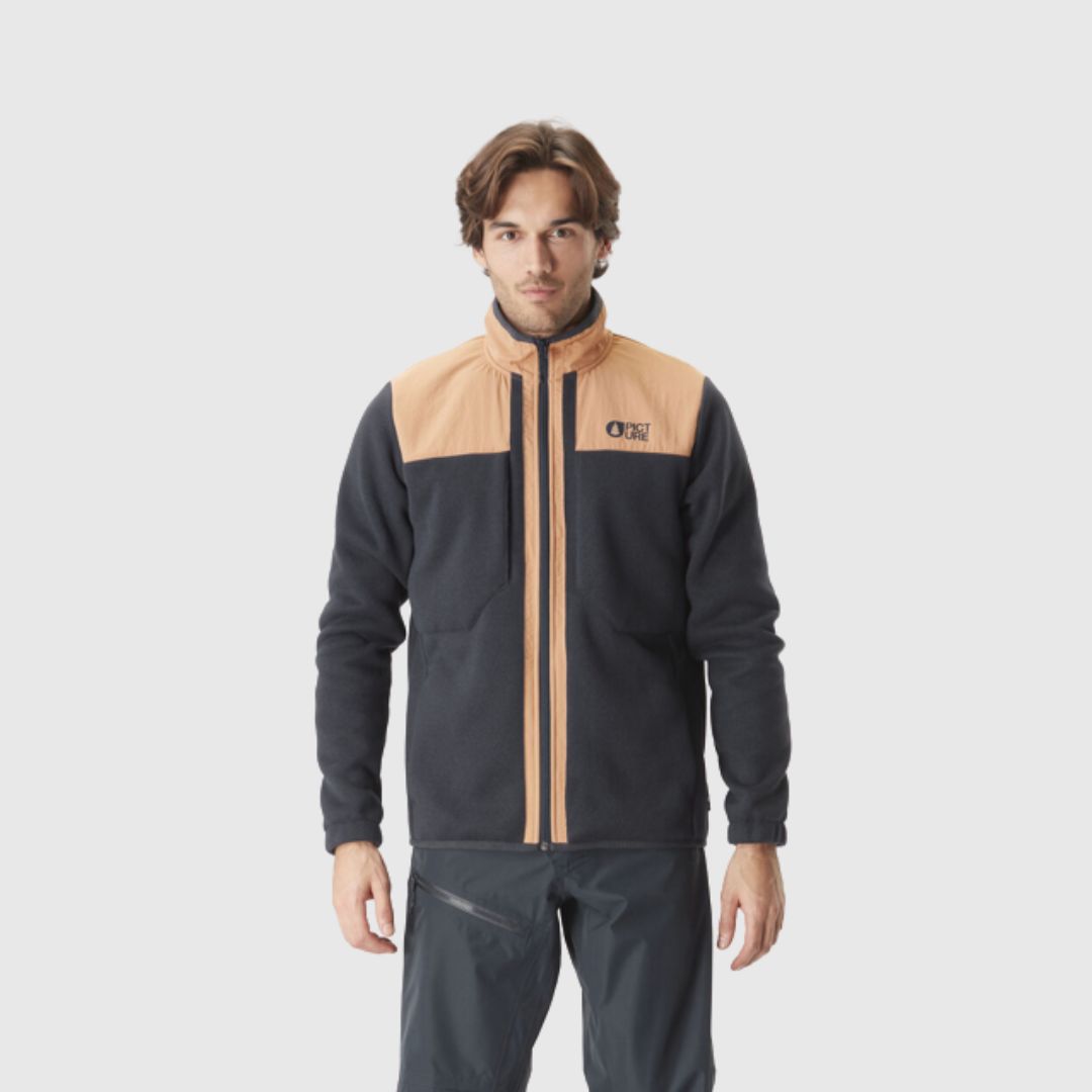 Picture // Dauwy Fleece - Dark Blue-Latte