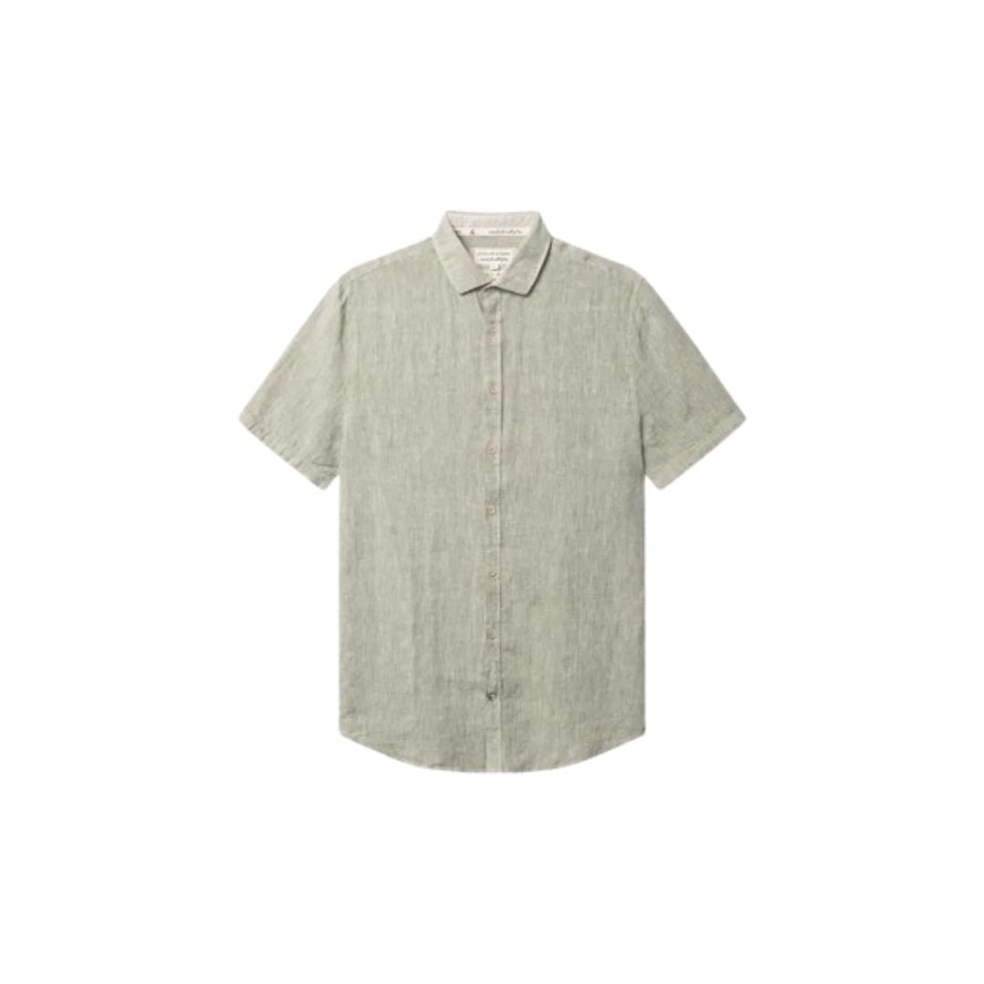 Colours & Sons // Basic Linen Shirt - Olive