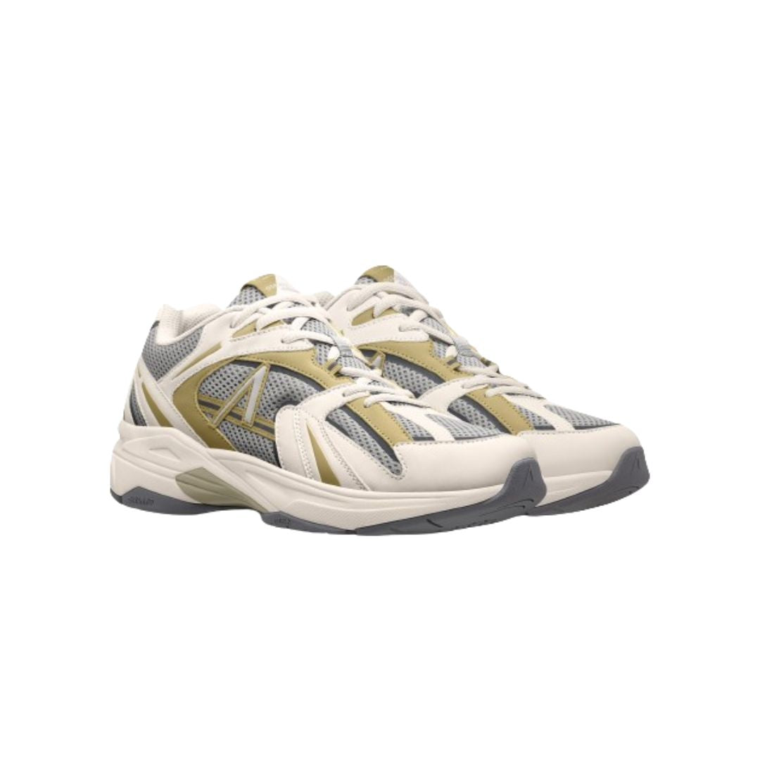 ARKK // Oserra Mesh S-SP Women Sneaker - Cream / Pistachio