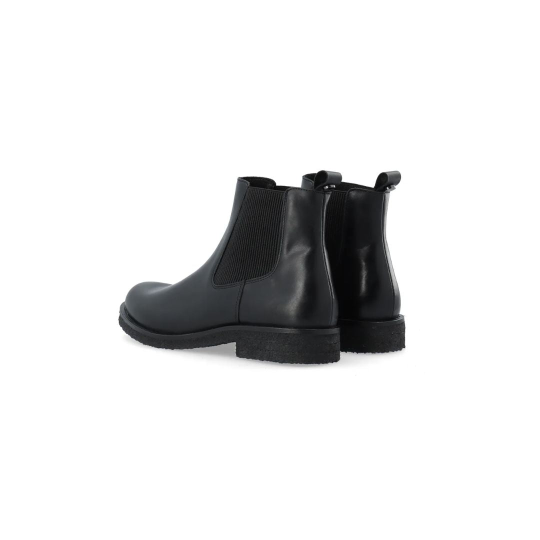 Cashott // CASFREJA Chelsea Boot Pull Up Leather - Black