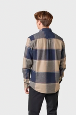 Klitmøller collective // Claus shirt - Sand/Navy/Red