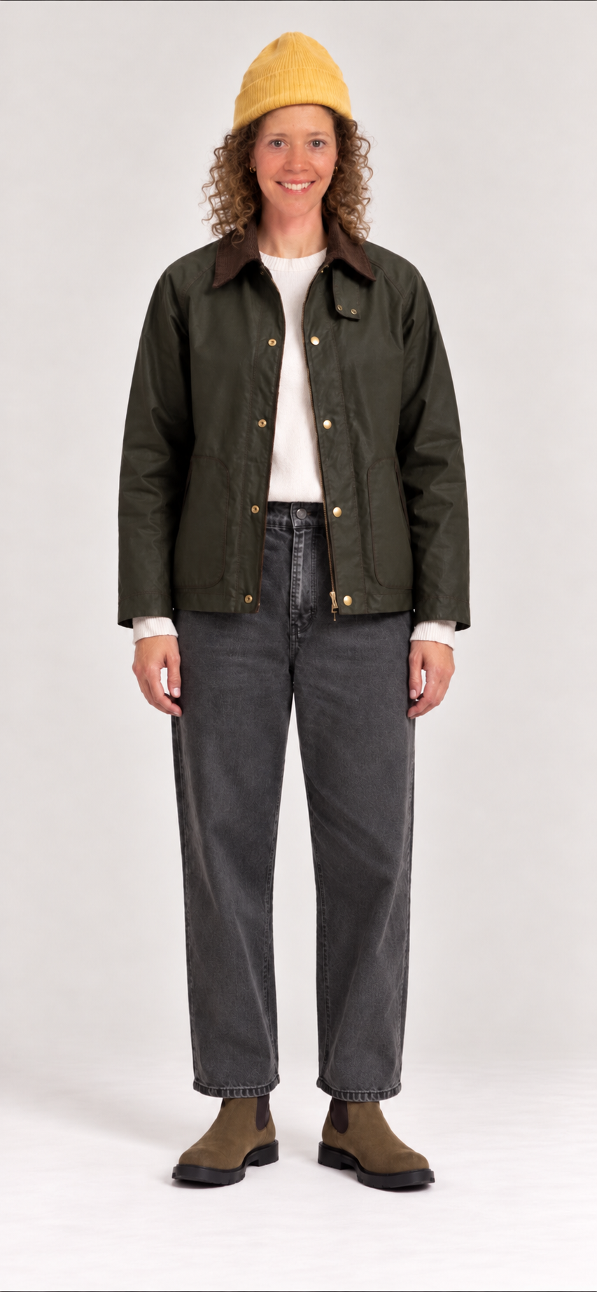 Beier & Vig unisex wax jacket // Oldbury Wax Olive