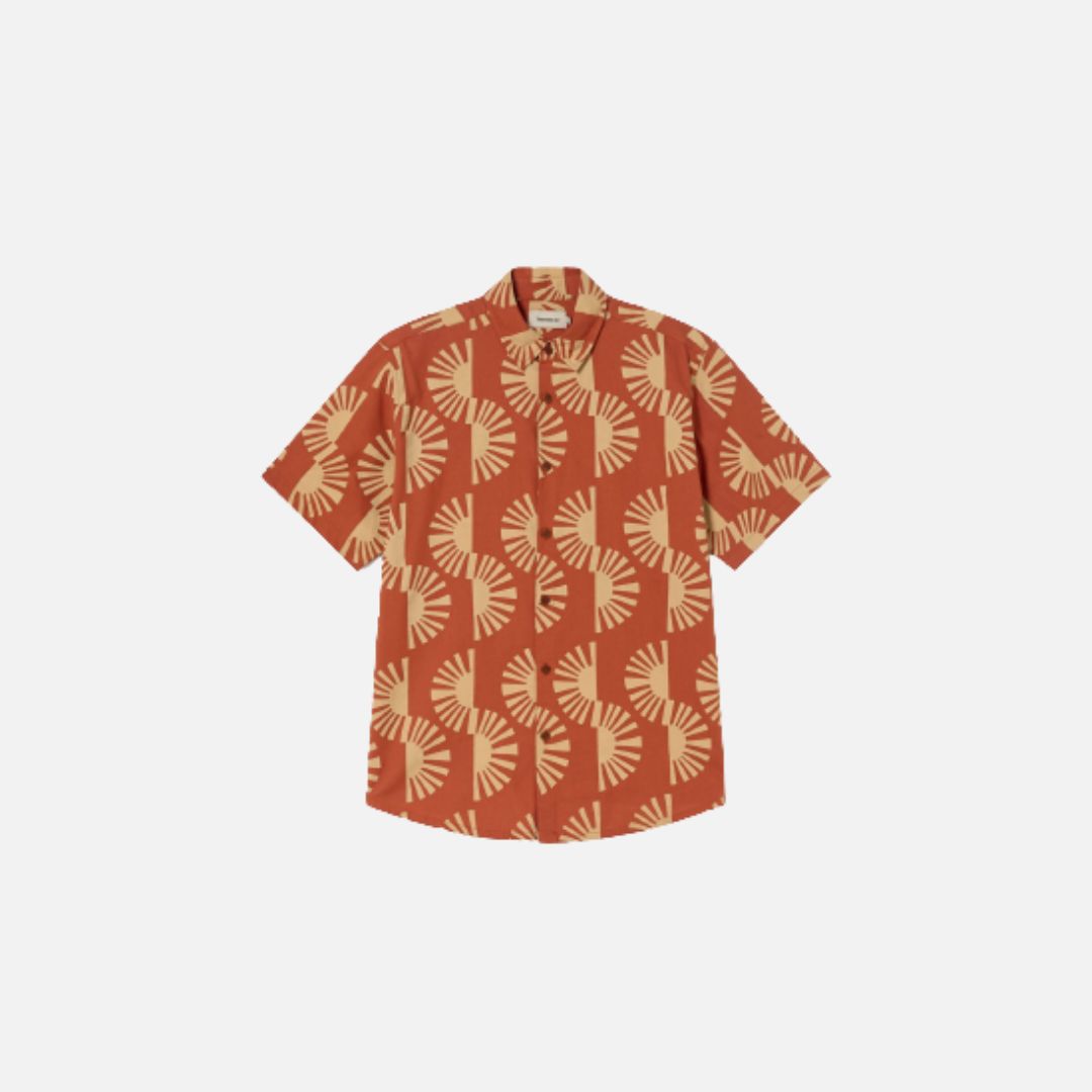 Thinking Mu // Big Migdia Tom Shirt - Clay Red