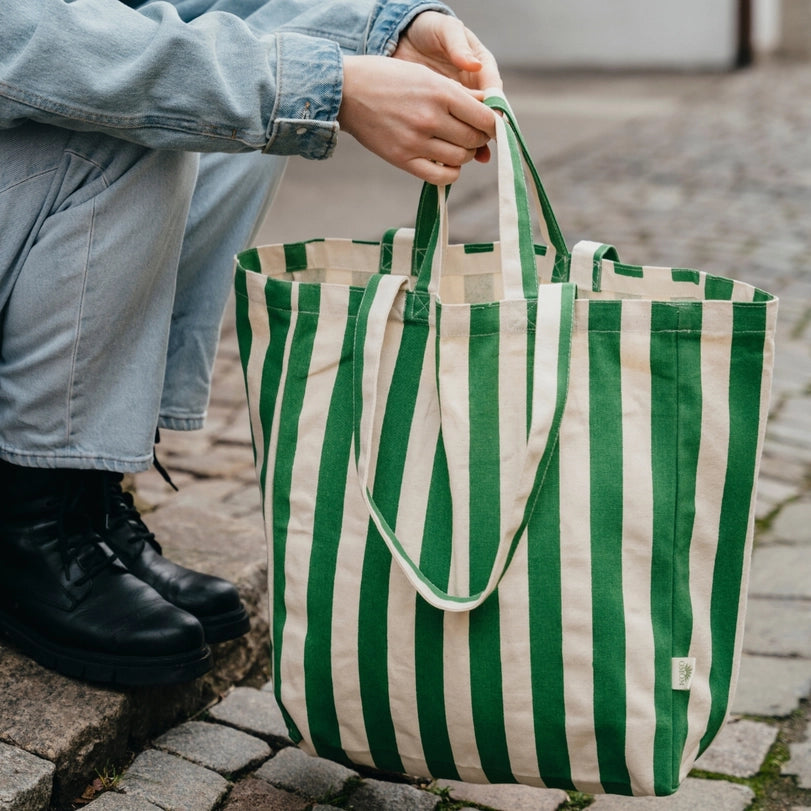 Omom // Randig bag - Green