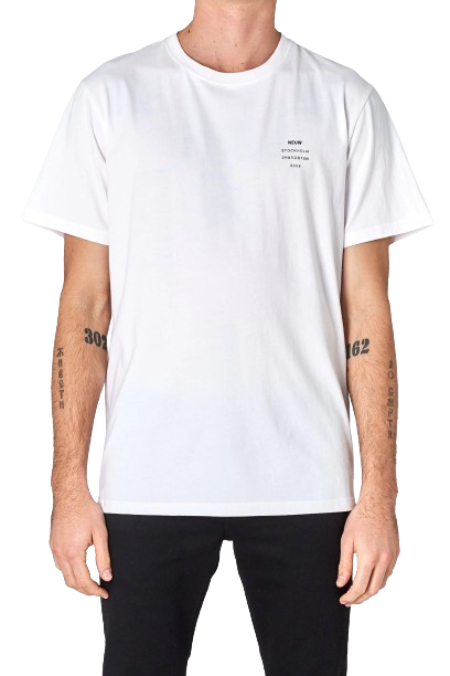 Neuw // Organic Band Tee - White