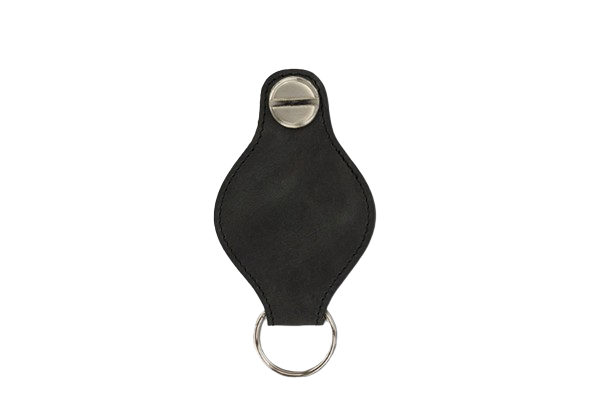 Garzini // Lusso AirTag Key Holder - Brushed Black