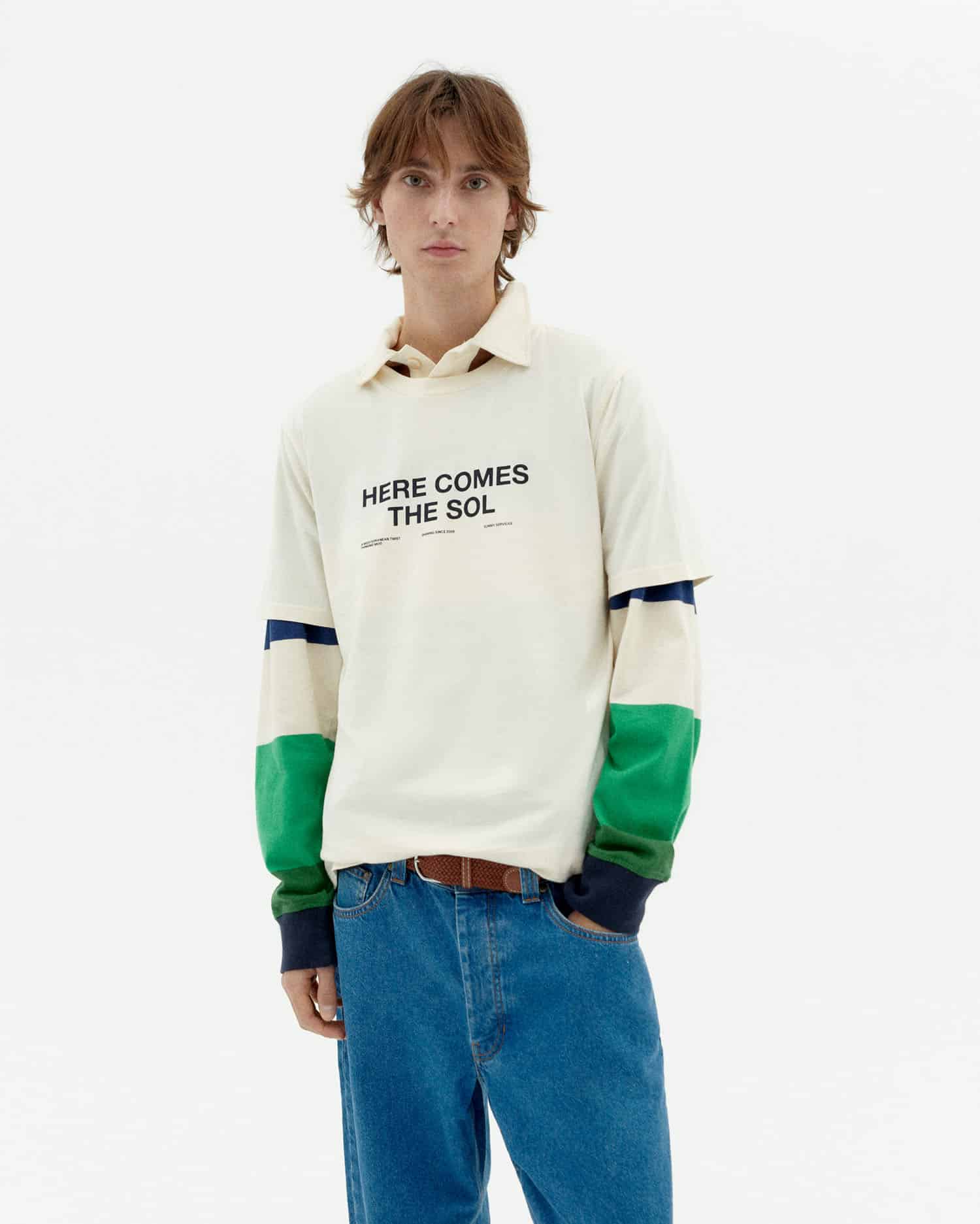 Thinking MU // Classic Sol Zach Tee - White