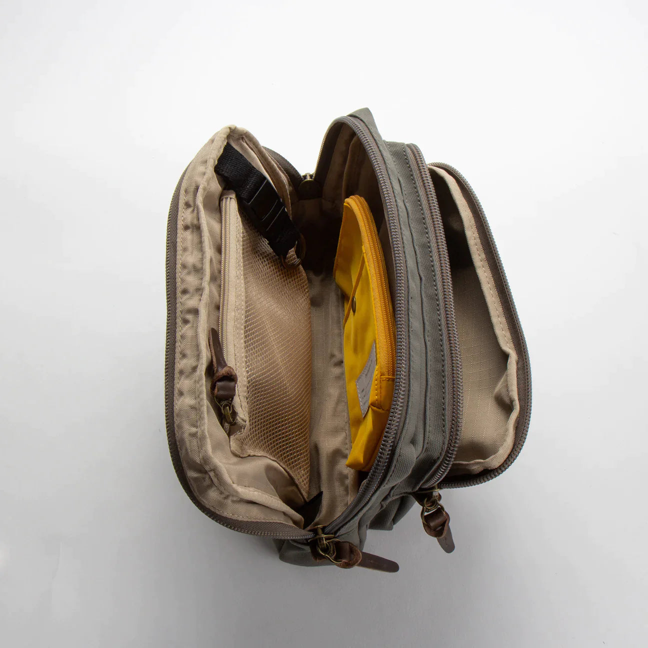 Property Of // Rem Cross-Body Bag - Dark Forest/Dark Brown