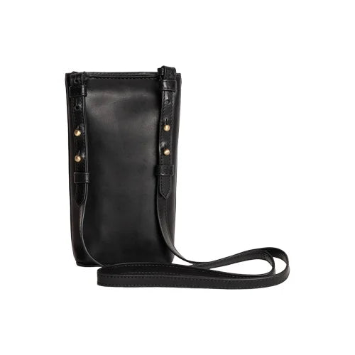 O My Bag // Charlie Phone Bag - Black Classic Leather