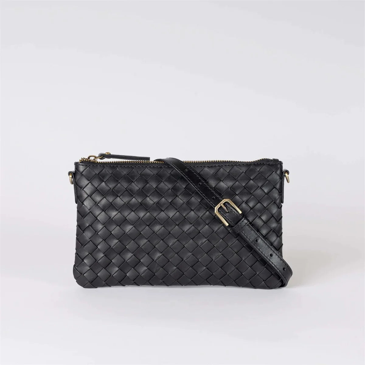 O My Bag // Lexi Woven Classic Leather - Black
