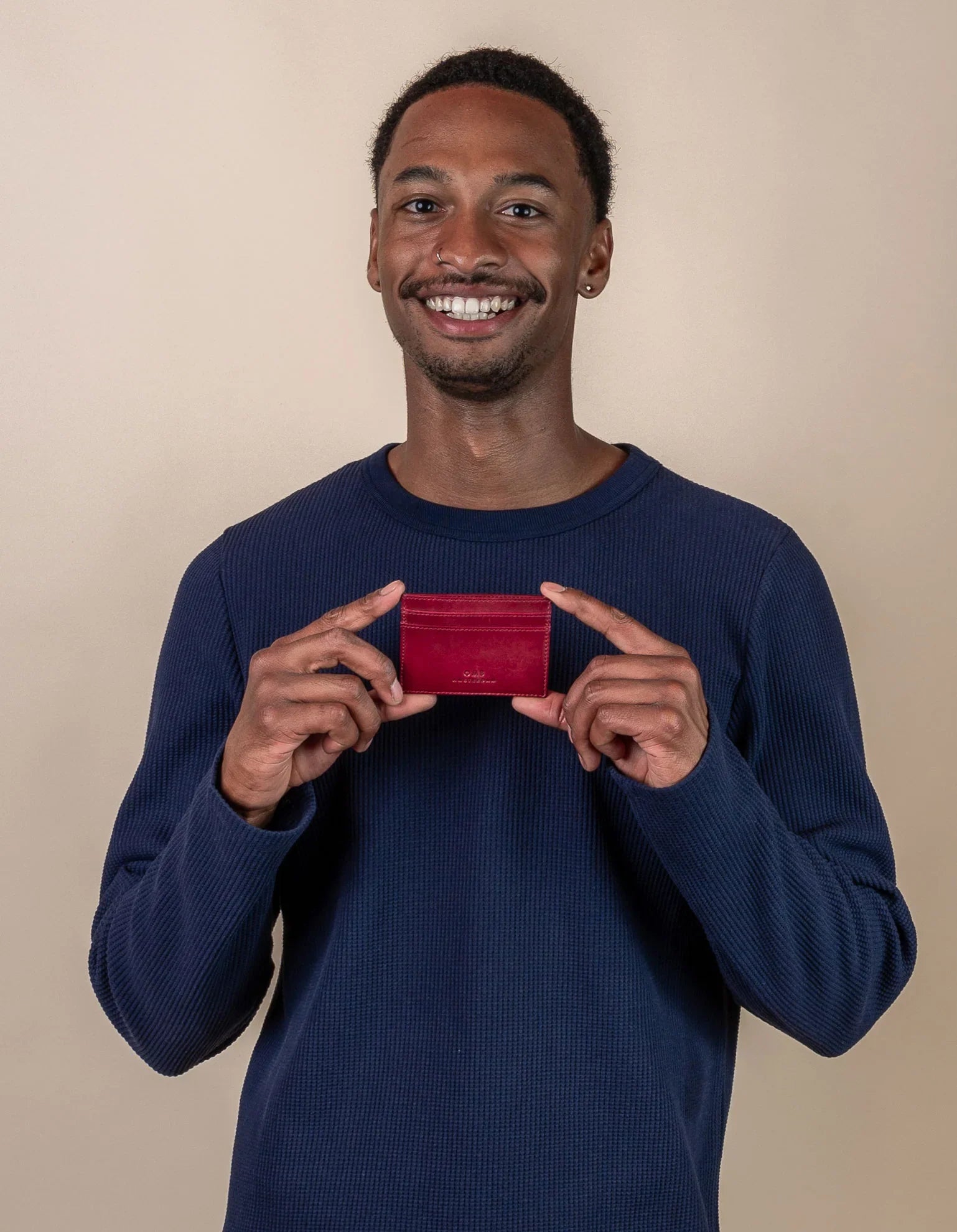 O My Bag // Mark's Card Case - Ruby