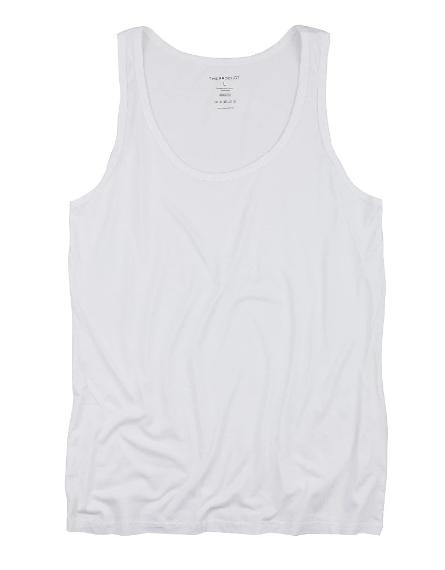 The Product // Men Bamboo Singlet - White