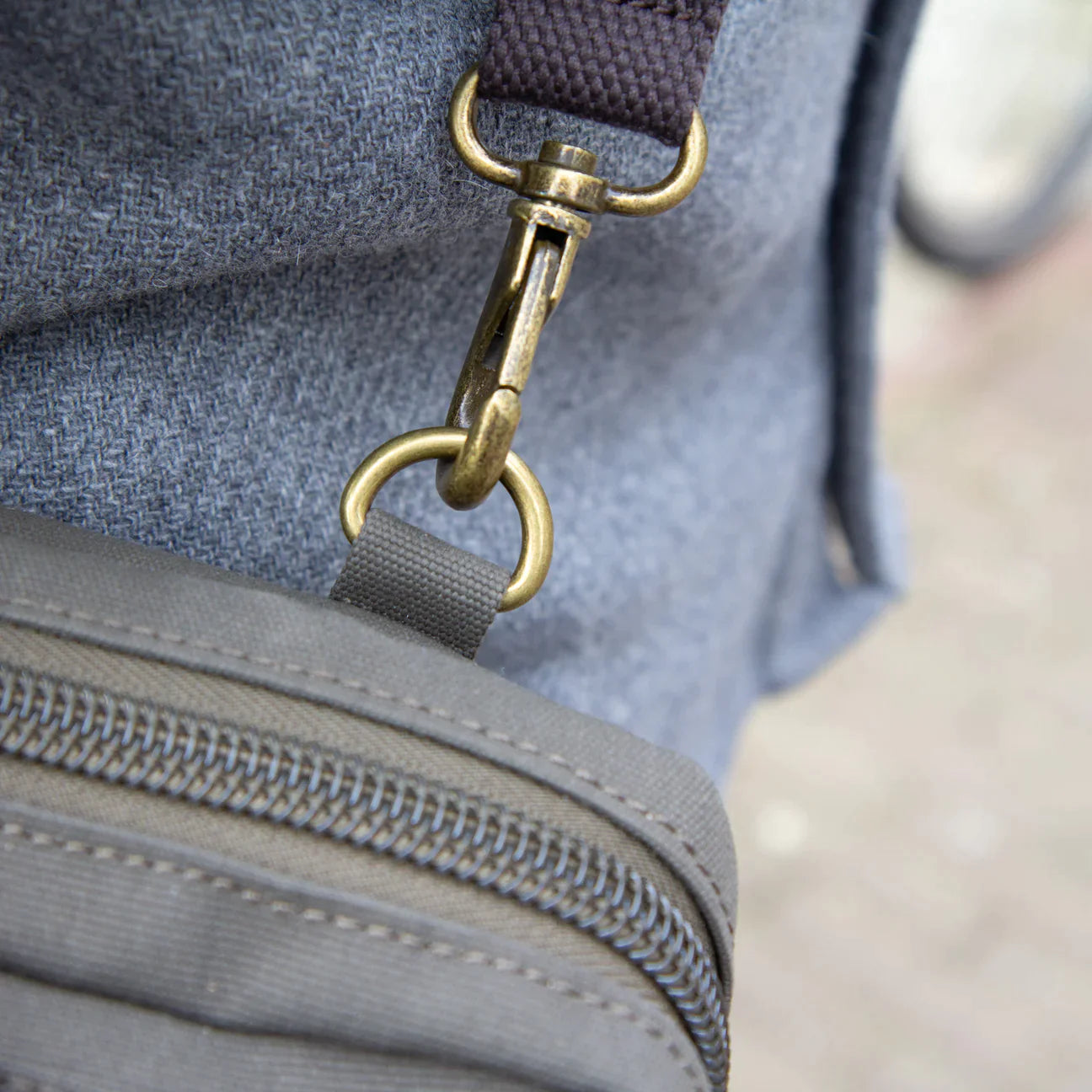 Property Of // Rem Cross-Body Bag - Dark Forest/Dark Brown