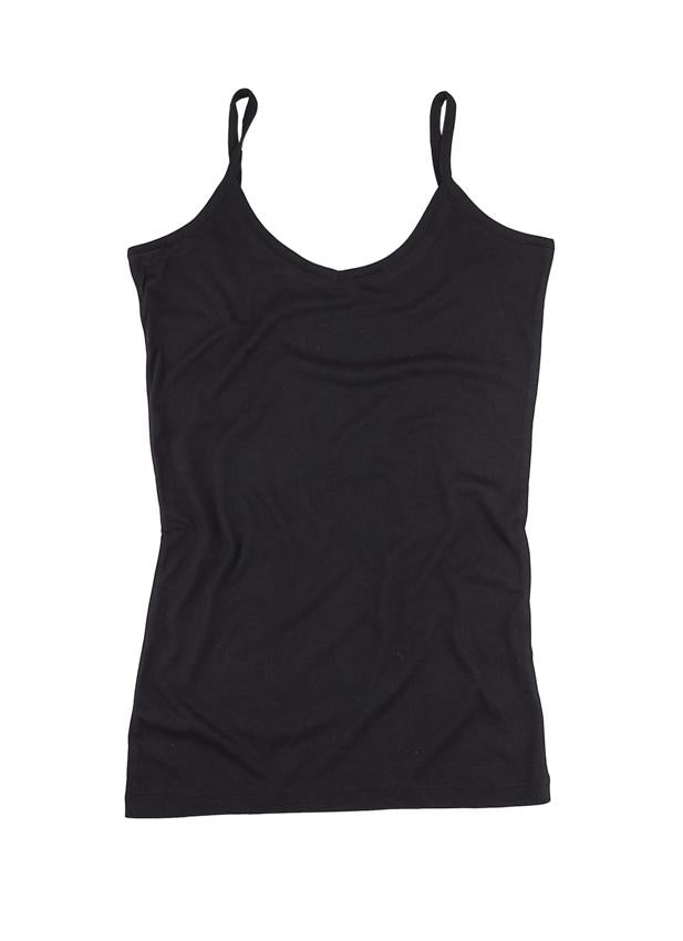 The Product // Bamboo Singlet - Black