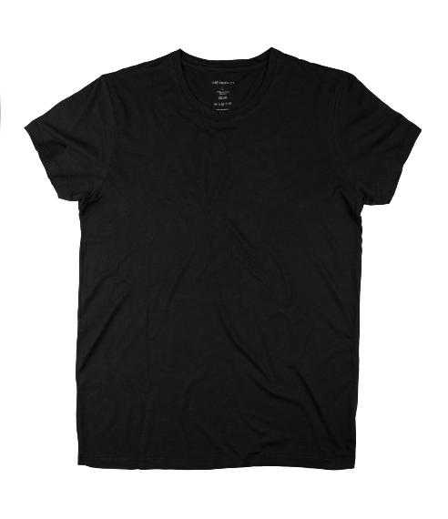The Product // Men Bamboo T-shirt - Black