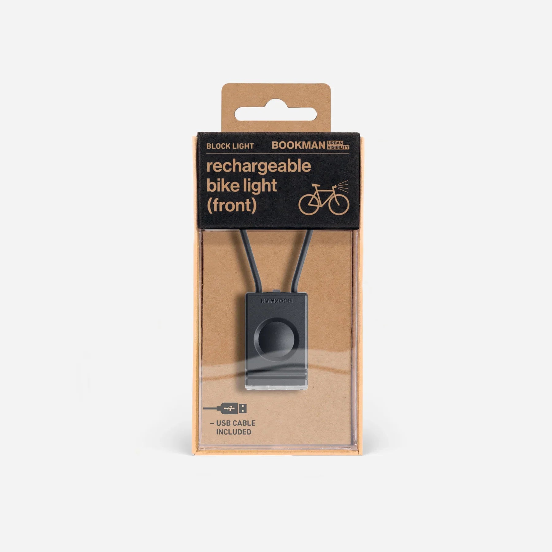 Bookmann // Block Light Front - Black