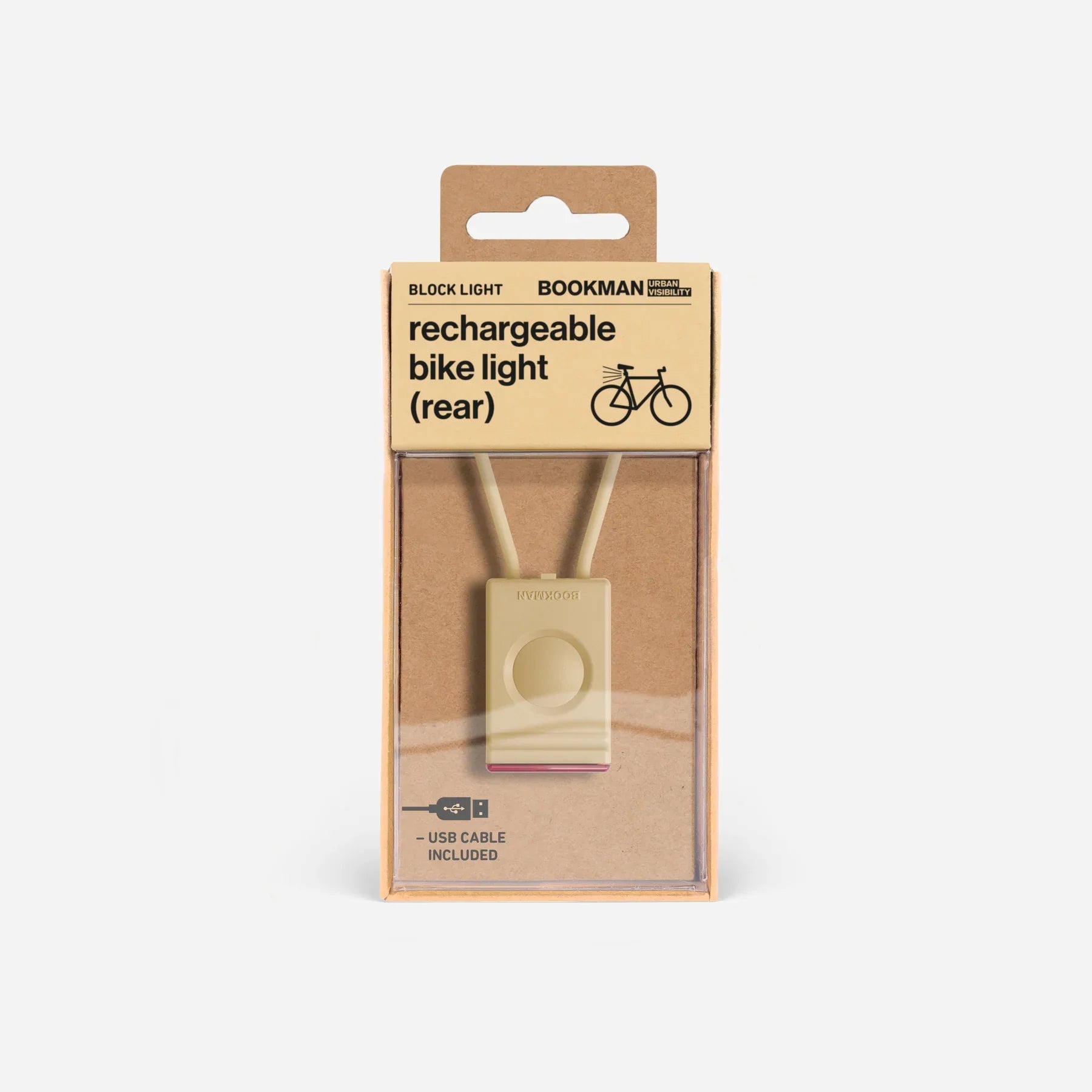 Bookmann // Block Light Rear - Beige