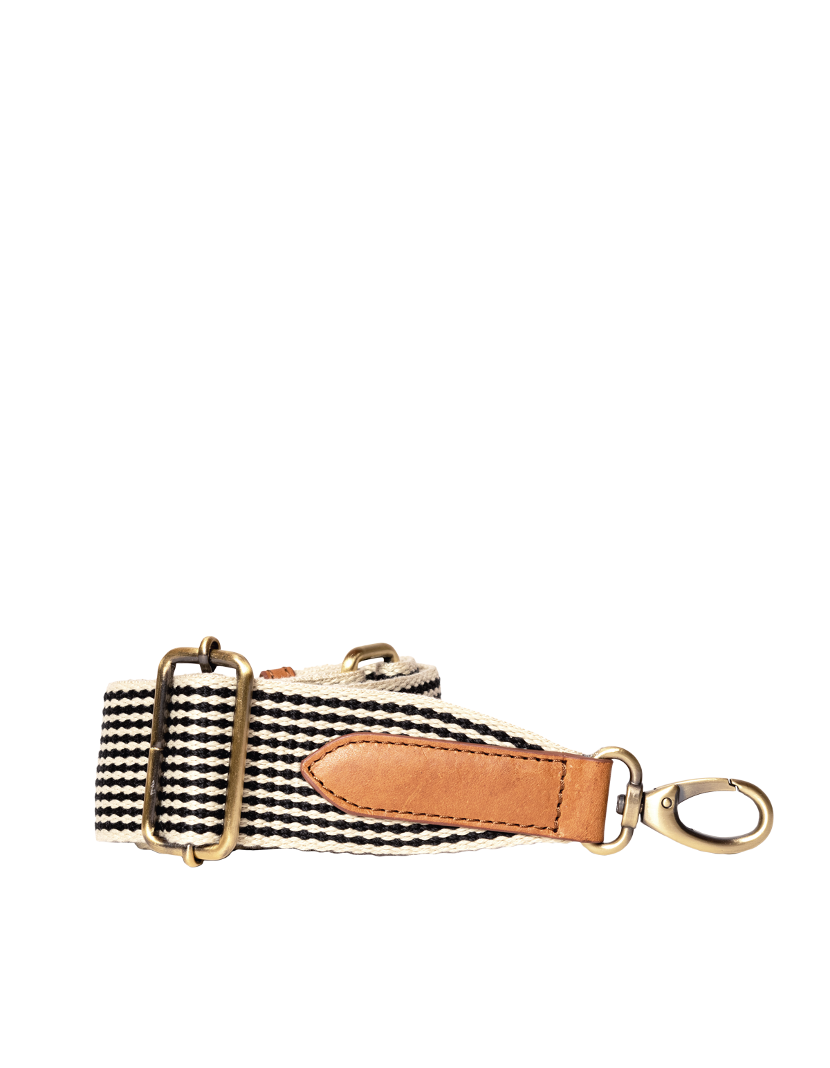 O My Bag // Webbing Strap - Cognac Checkered