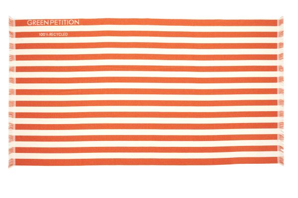 Green Petition // Delmor Tangerine Beach Towel