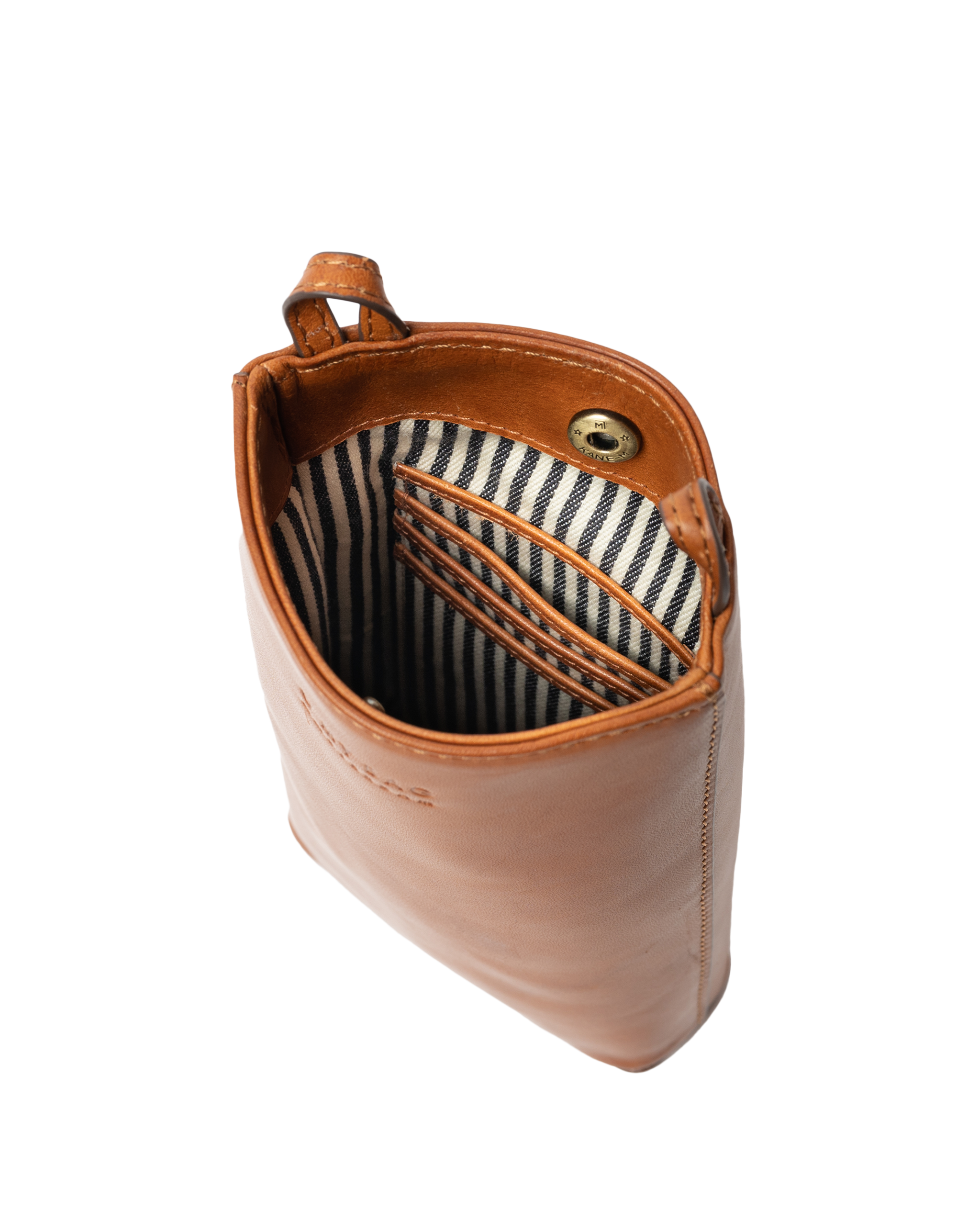 O My Bag // Charlie Phone Bag - Cognac Classic Leather