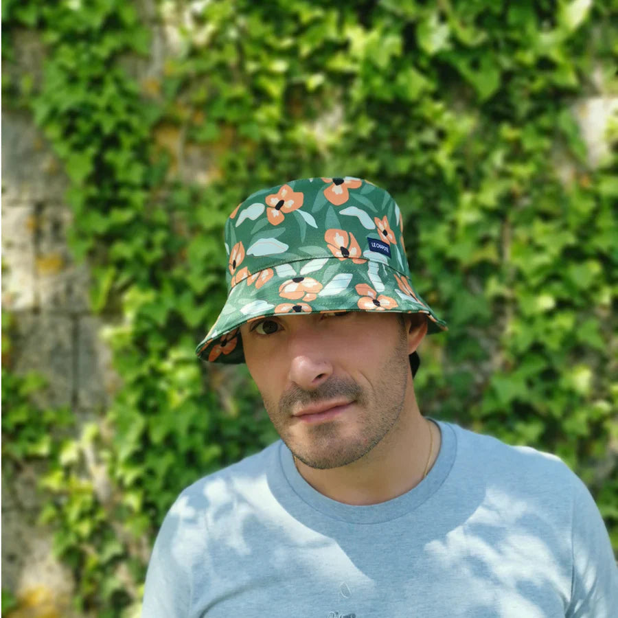 Le Chapoté // Bucket Hat - Orange Flower