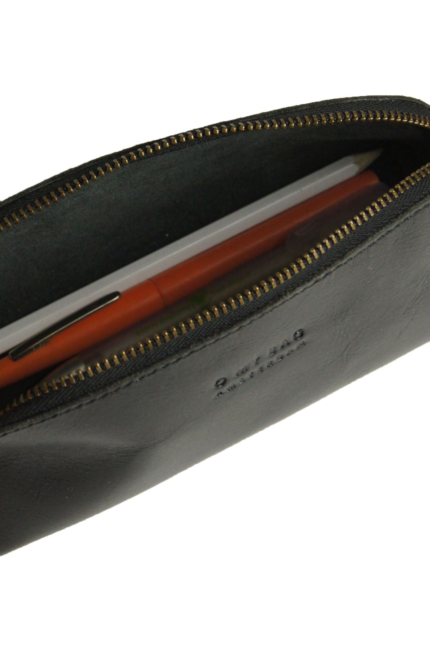 O My Bag // Pencil Case - Leather Black