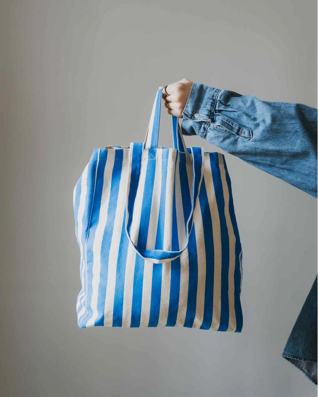 Omom // Randig bag - Blue